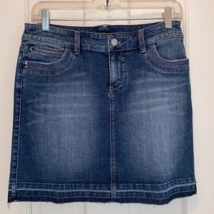 White House Black Market denim skirt